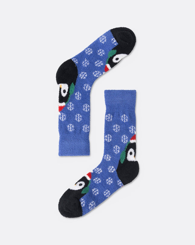 Kids' Fluffy Christmas Socks Set of 3