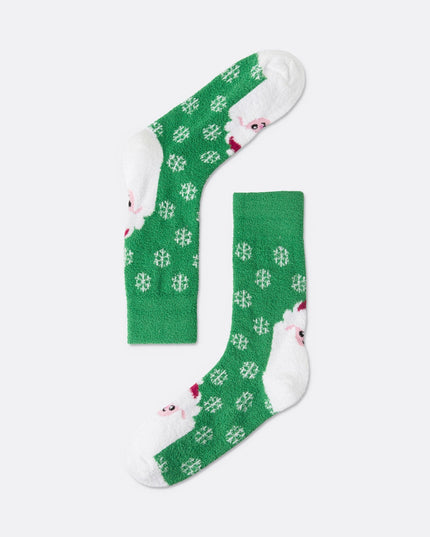 Kids' Fluffy Christmas Socks (3-pack)
