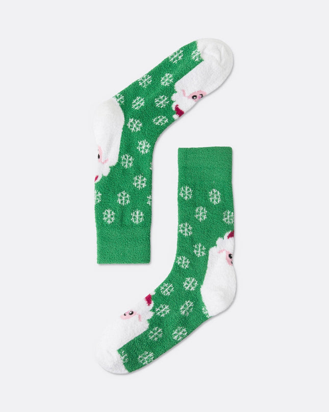 Kids' Fluffy Christmas Socks (3-pack)