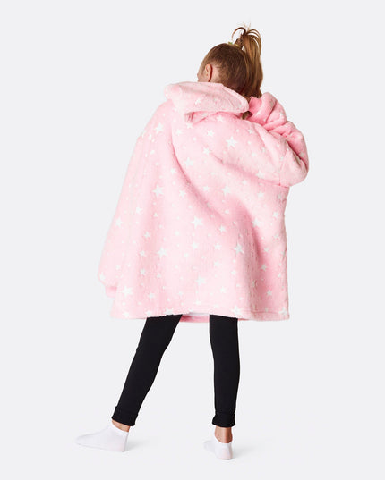 Børns Pink Stjerner HappyHoodie