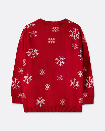 Kids' Reindeer Tree Christmas Sweater