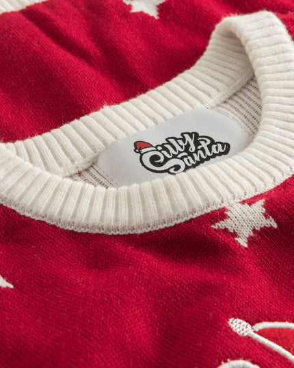 Børns julemandens lille hjælper juletrøje til juleånd