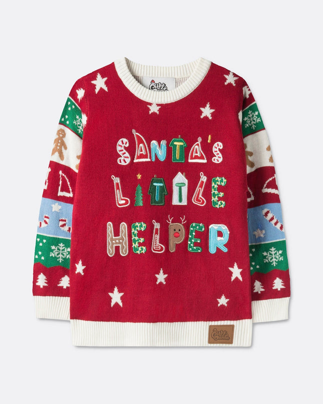 Kids' Santa's Little Helper Christmas Sweater
