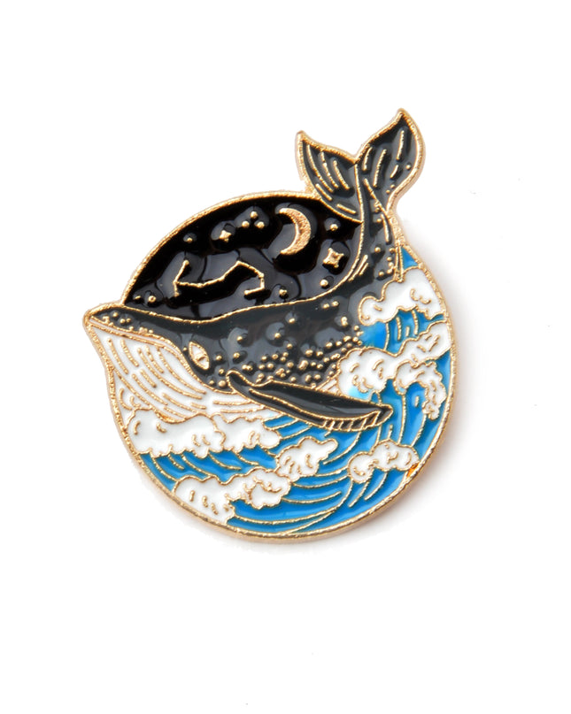 Badge - Whale in Waves for Easter