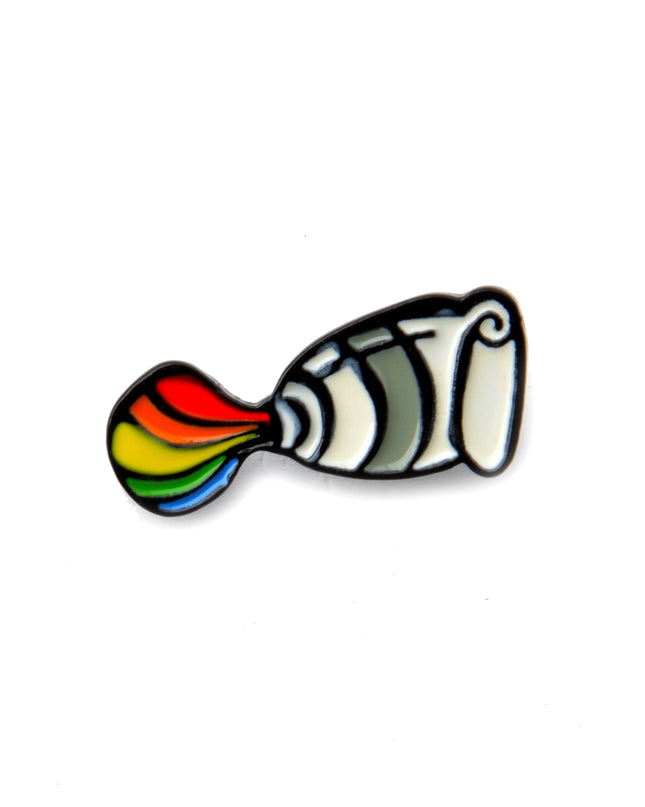 Rainbow Toothpaste Pin