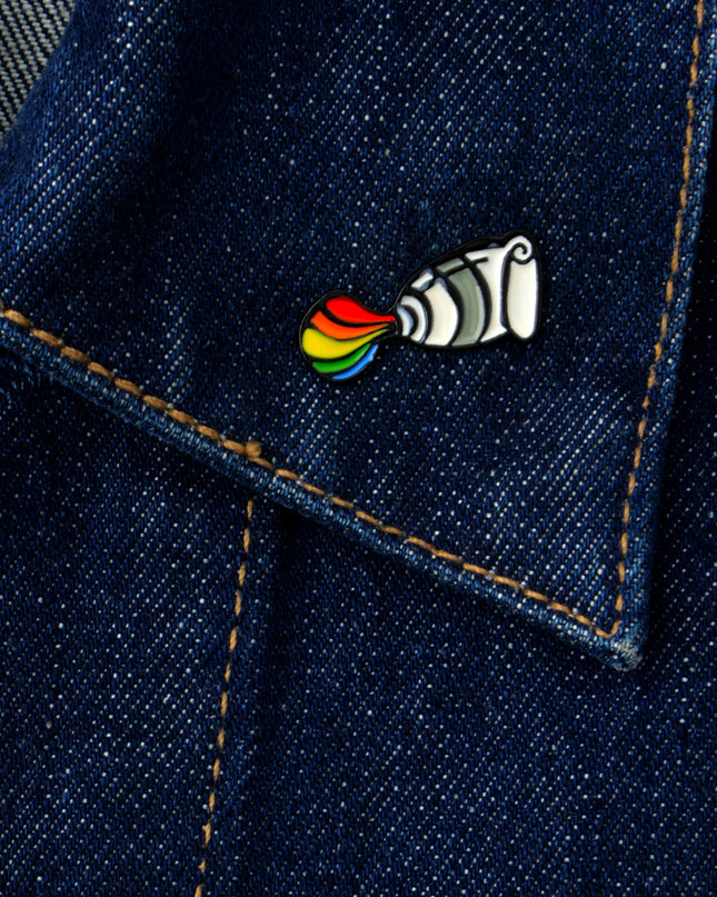 Rainbow Toothpaste Pin