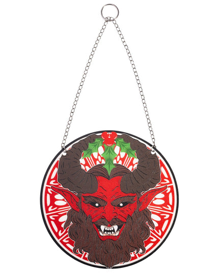 Adorno atrapa-sueños de Krampus de 6 pulgadas para decoración del hogar