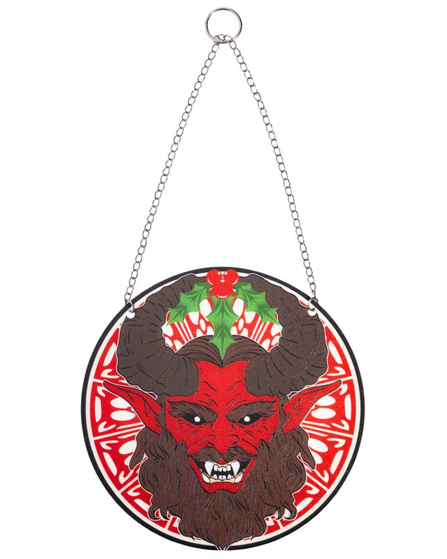 Adorno atrapa-sueños de Krampus de 6 pulgadas para decoración del hogar