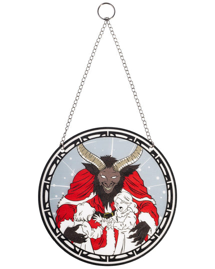 Adorno atrapa-sueños de Krampus de 6 pulgadas para decoración del hogar