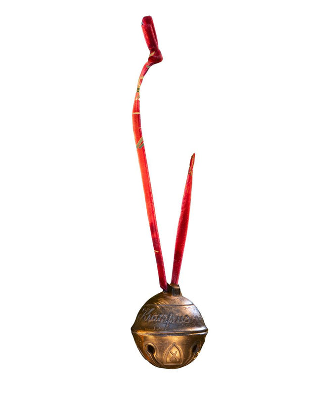 Krampus Ringing Bell Holiday Decoration