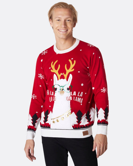 Men's Lama Christmas Sweater