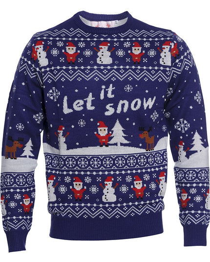 Suéter Navideño Let It Snow - Estilo Femenino para las Fiestas