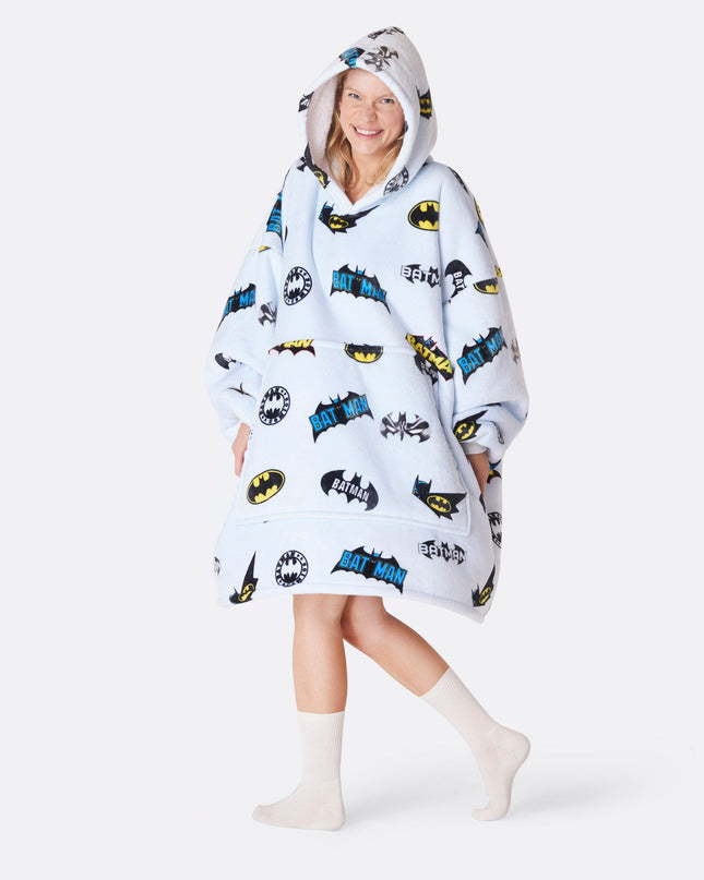 Light Blue Batman HappyHoodie