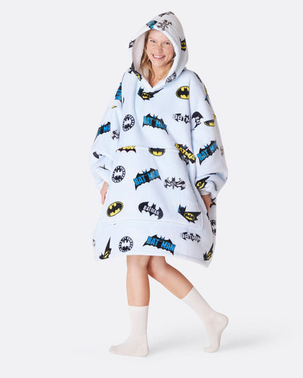 HappyHoodie Lys Blå Batman Edition til Voksne