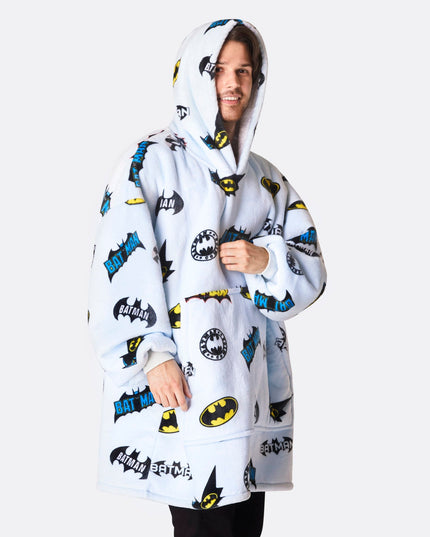 Light Blue Batman Hoodie