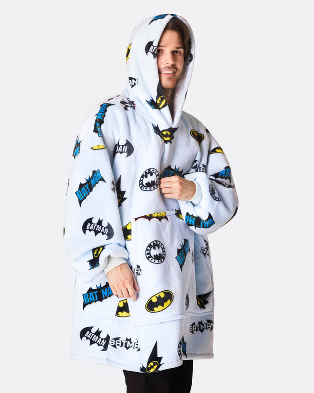 Light Blue Batman HappyHoodie