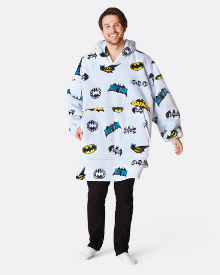 HappyHoodie Lys Blå Batman Edition til Voksne