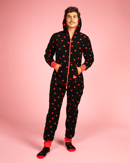 Mænds Hearts on Fire Jumpsuit