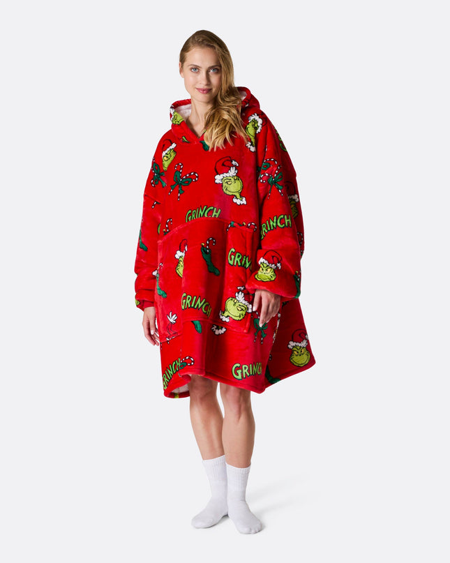 Grinch Rød HappyHoodie