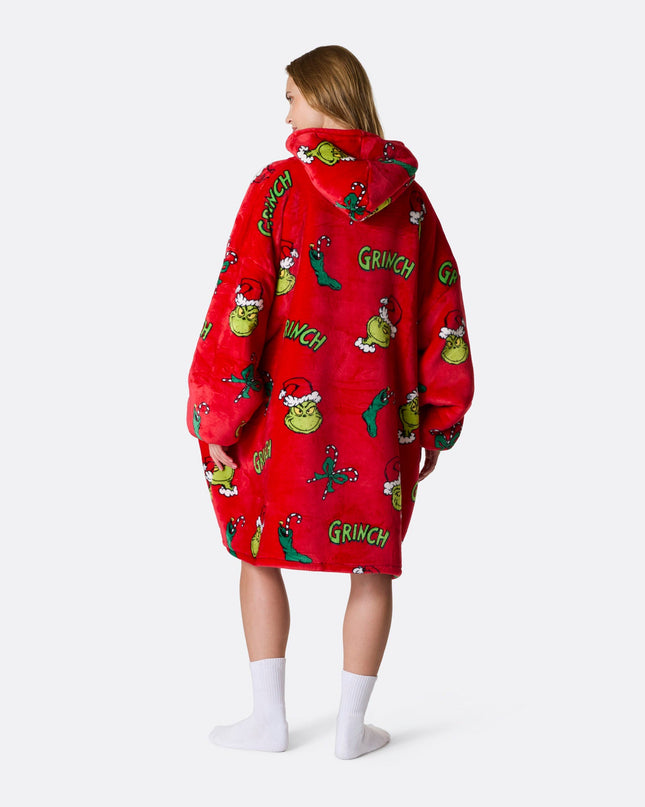 Grinch Rød HappyHoodie