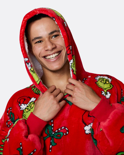Grinch Rød HappyHoodie