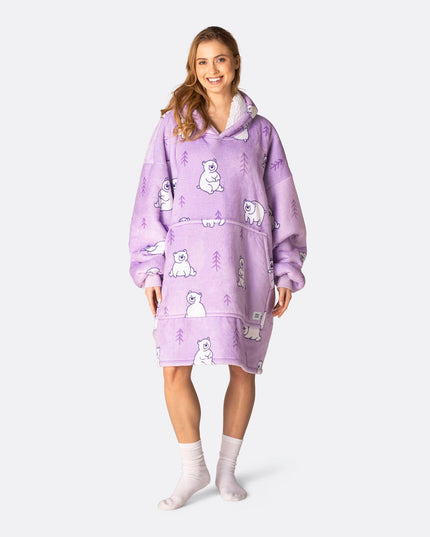 HappyHoodie Isbjørn til Hyggeligt Loungewear