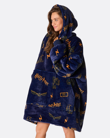 HappyHoodie Harry Potter Blå til Voksne - Hyggelig Stil