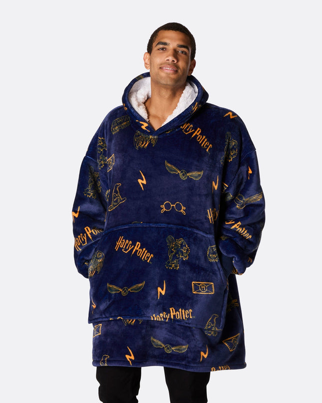 HappyHoodie Harry Potter Blue for Adults - Cozy Style