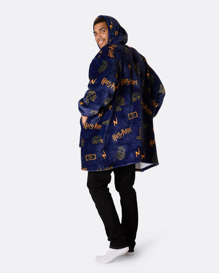 HappyHoodie Harry Potter Blå til Voksne - Hyggelig Stil