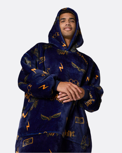 HappyHoodie Harry Potter Blå til Voksne - Hyggelig Stil