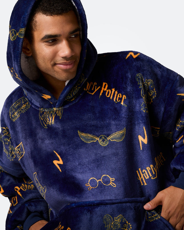 HappyHoodie Harry Potter Blue for Adults - Cozy Style