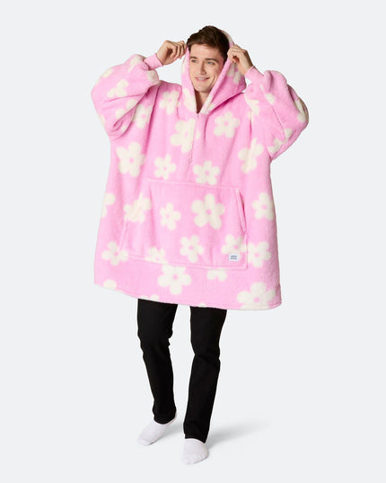 HappyHoodie Flowers Pink Teddy for Men and Women