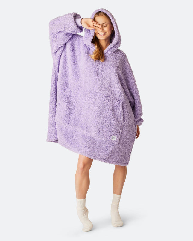 Purple Sherpa HappyHoodie
