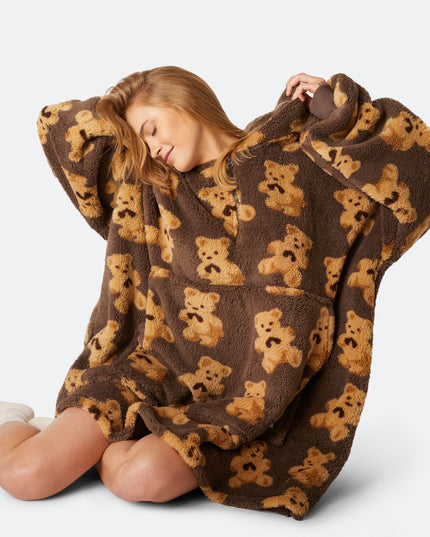 Dark Teddy HappyHoodie for Ultimate Comfort