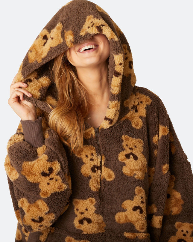 Dark Teddy HappyHoodie for Ultimate Comfort