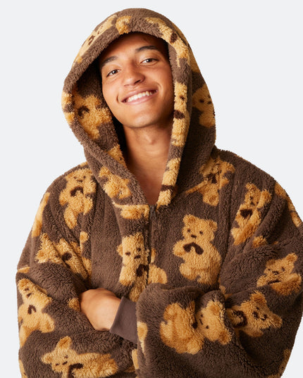 Dark Teddy HappyHoodie for Ultimate Comfort