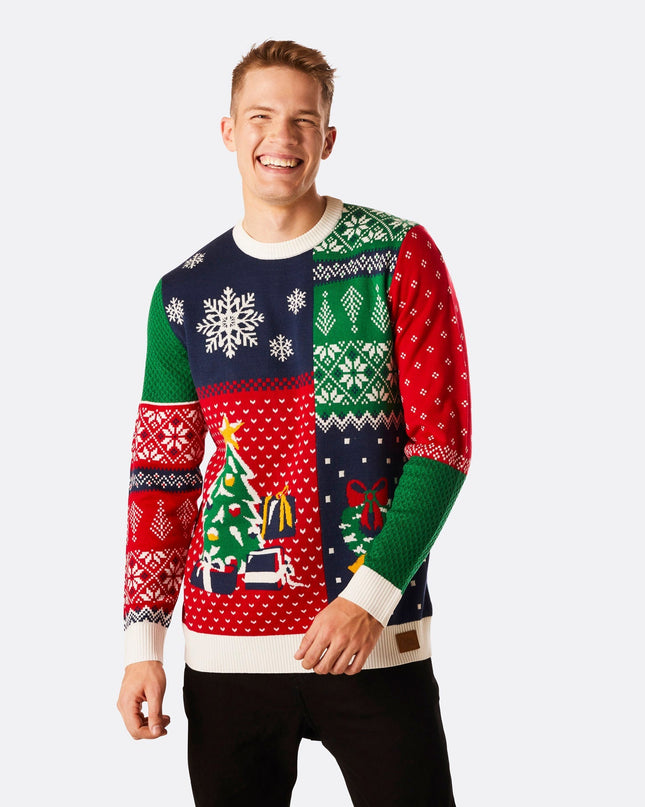 Men's Retro Christmas Sweater