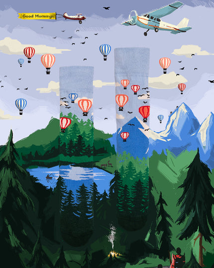 Adventure Balloon Sjove Sokker til Alle Aldre