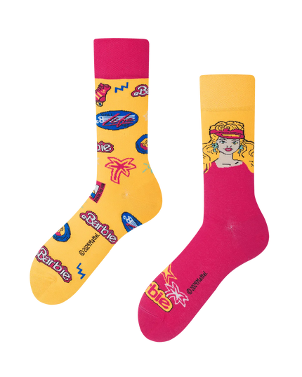 Many Mornings Socks - Barbie 90's Style | Tags: Christmas Socks
