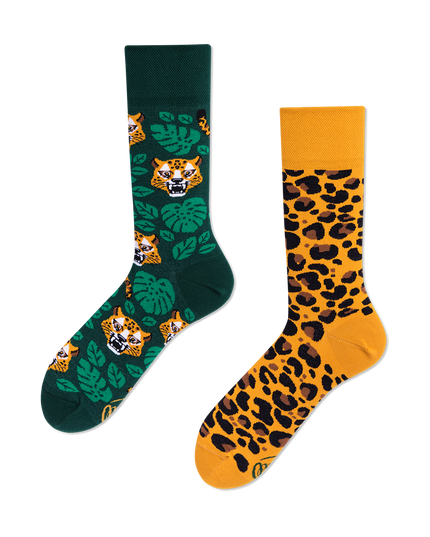 The Leopard Fun Socks Collection by Many Mornings