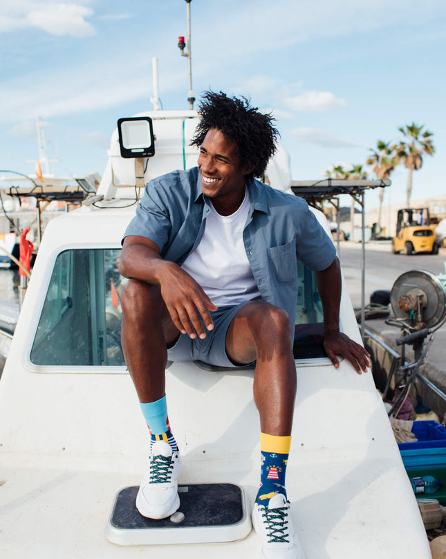 Many Mornings Socks - Fisher's Tale