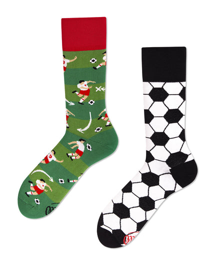 Many Mornings Zokni - Football Fan Fun Socks for Everyone