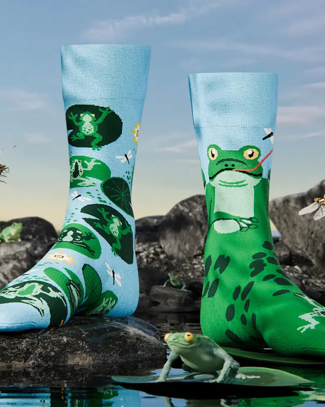 Many Mornings Socks - Froggy Frog