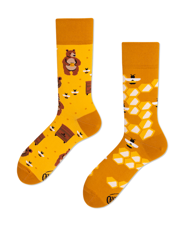 Limited Edition Honey Bear Fun Socks
