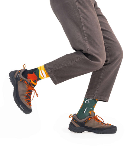 Many Mornings Mountain Time Socks