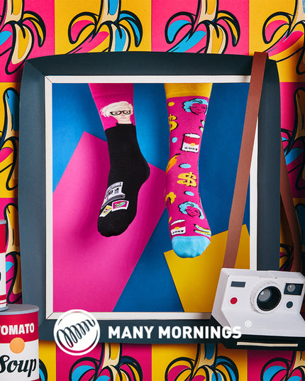 Many Mornings Zokni - Pop Art Sjove Sokker Kollektion