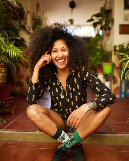 Sommersokker med kaktus til alle