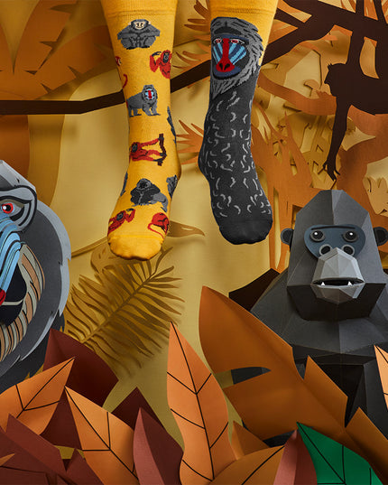 Baboon Fun Socks for Kids and Adults
