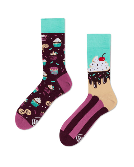 Many Mornings Socks - The Cupcake