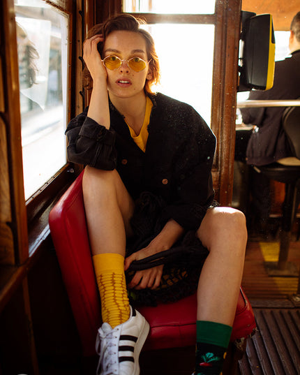 Many Mornings Zokni - Veggie Mix Sjove Sokker - Begrænset Udgave